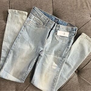 GAP Faded Blue Skinny Jeans